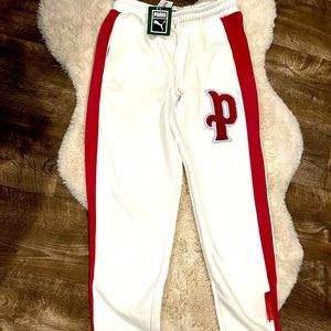 Puma Team Sweatpants Varsity Inspired Relaxed Fit Size Small - New With Tags!